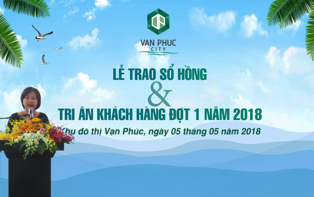 Bà Hương Nguyễn - Tổng Giám đốc Công ty CP Bất động sản Đại Phúc Land phát biểu tri ân khách hàng tại sự kiện.