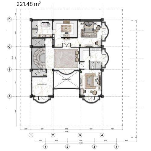 noi that biet thu van phuc mansion 