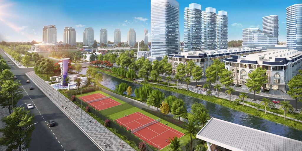 tien ich khu biet thu van phuc