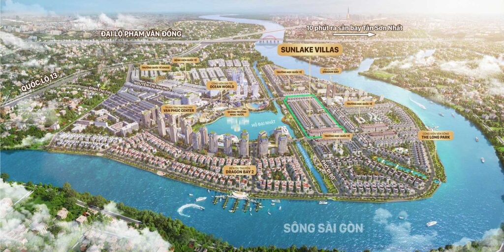 vi tri biet thu sunlake villas van phuc 