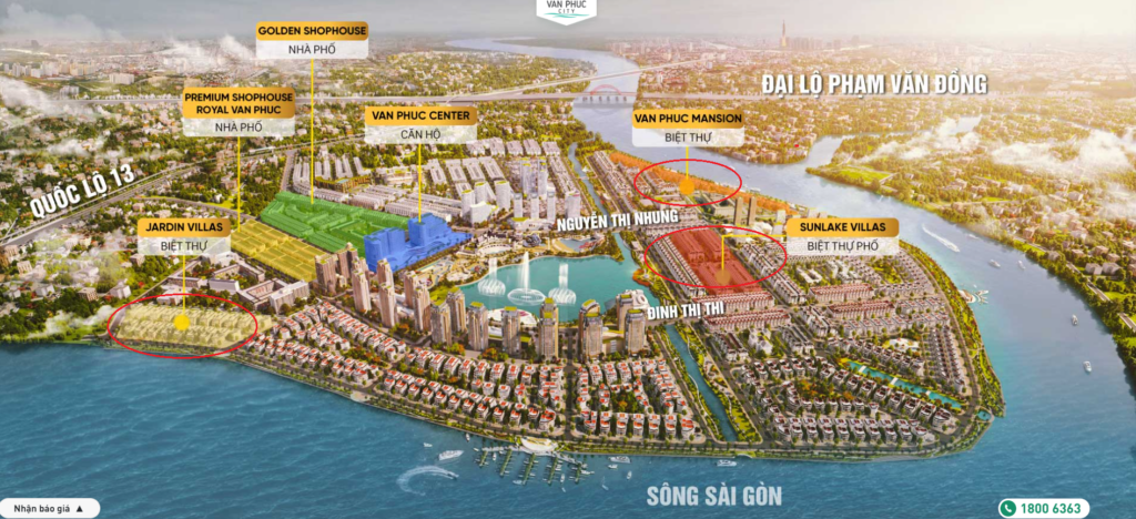 vi tri biet thu van phuc