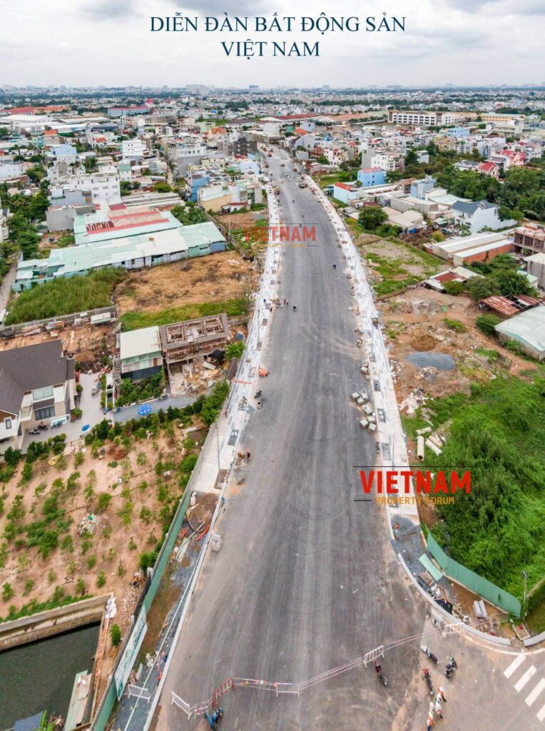 tien do xay dung tuyen duong dinh thi thi