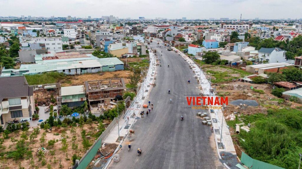 tien do xay dung tuyen duong dinh thi thi