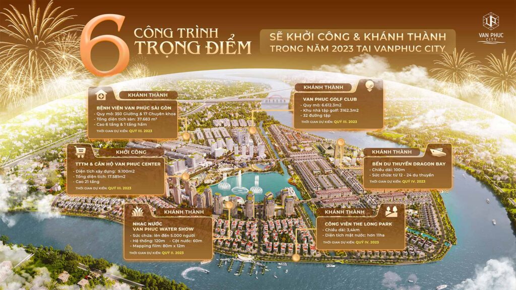 công trình tại vạn phúc city khánh thành